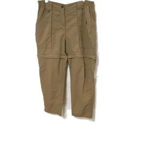 World Wide Sportsman Men's Convertible Zip-Off Hiking Cargo Pants, Khaki, Size L